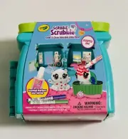 Crayola Scribble Scrubbie Pets Scented Spa Play set , Gift for Kids , Art Kit