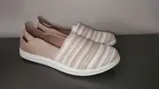 Cloudsteppers By Clarks Womens Breeze Step Lifestyle Shoes Sz 10 W In Taupe