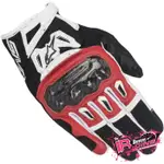 ♚賽車手的試衣間♚ ALPINESTARS® SMX-2 AIR CARBON V2 紅/白 手套 短手套 防摔 可觸碰