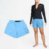 在飛比找遠傳friDay購物優惠-Nike 短褲 Voyage Cover-Up 女款 藍 黑