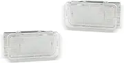 DEMULAX 2pcs Footwell Under Door Light Luggage Compartment Glove Box Lamps, for Peugeot, 206 208 308 307 2008 207 508 5008 407 306 Vehicle Number Plate Light
