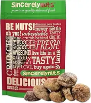 Sincerely Nuts Organic Dried Turkish Figs (1 LB)-Vegan, Kosher, and Gluten-Free Food-Nutritious and Delicious On-the-Go Snack-Loaded with Vitamins and Minerals-Enjoy for Breakfast, Lunch, and Dinner