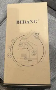 BEBANG Ultra Power Microscope 100X-2000X Slides Phone Adapter Carrying Bag NEW