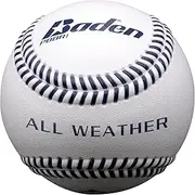 Baden | All-Weather Ballistic 1-Piece Water Proof Practice Baseballs | One Dozen