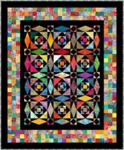 MALUKU - 71" x 59" - Pre-cut Patchwork Quilt Kit by Quilt-Addicts Single`