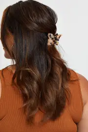 Brown Butterfly Claw Clip