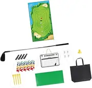 Frediuo Chipping Golf Practice Mat Golf Hitting Mat with Storage Bag Parent Child Golf Club Golf Play Mat for Backyard Home Equipment