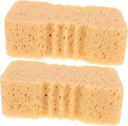 HAPINARY 2pcs Car Wash Sponge Bathroom Sponge Griots Garage Sponge for Painting Ceramic Coating Applicator Bug Remover for Cars Tire Shine Applicator Car Bug Remover Christmas Sponges