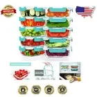 Versatile 22oz Glass Food Storage Containers - Microwave, Oven & Dishwasher Safe