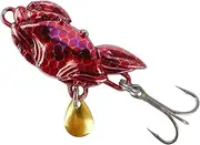 Nuhjytgf Bass Baits and Lures,Sinking Sequin Jig Metal Spinner Lure - Fishing Accessories, Long-Distance Casting Crab Shape Spinnerbait for Freshwater Saltwater