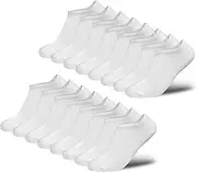 [Tphon] Mens No Show Socks, 8 Pairs Non Slip Ankle Socks for Men Low Cut Athletic Liner Socks for Loafer Flats Sneakers