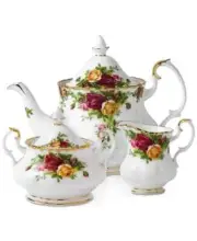 Royal Albert H1021 Old Country Roses 3-Piece Tea Set
