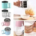 Coffee Sugar Mesh Sieve Baking Sieve Strainer Mesh Flour Sieve Cup Powder Sieve