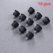 10 Pcs Pcs Rocker Switch Snap-In Heavy Duty Rocker Latching ON OFF Car Switch