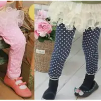 在飛比找蝦皮購物優惠-韓國 正韓 童裝 cotton baby 點點 紗裙 褲裙