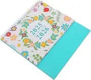 DIYEAH Desk Calendar Notes 18-month Planner Stand-up Flip Decorative Calendar for Office Classroom Home