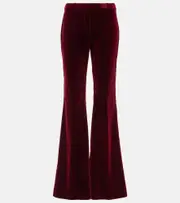 [Etro] Etro Cotton flared pants AU 18 red