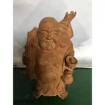 【吉旺二手家具生活館】二手/中古  彌勒佛木雕藝品    五福臨門木雕  聚寶盆 -各式新舊/二手家具 生活家電買賣