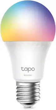 Tapo Smart Wifi Light Bulb Multicolour E27 75W Equivalent Smart Home