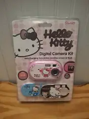 Hello Kitty By Sanrio Digital Camera Kit Changing Faceplate Kid 2008 SAKAR New
