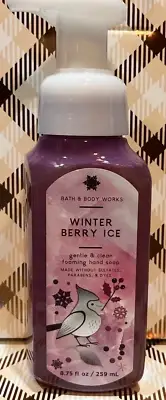 Bath and & Body Works Gentle Foaming Soap WINTER BERRY ICE
