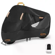 Waterproof Motorcycle Cover For Honda CBR 125R 954 600 F4i 650F 650R 1100XX 1000F CBR 600 1000RR Outdoor Protection Against Rain Black 4XL