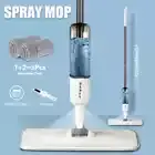 Spray Flat Mop with Reusable Microfibers Pads 360° Rotation Floor Cleaning Mop