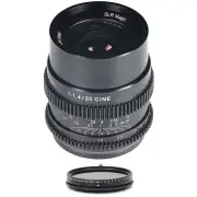 SLR Magic CINE Bundle 25mm F/1.4 Lens & 52mm Variable ND II Sony E Mount Filter