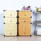 4 Colors Bedside Table Cabinet Organizer Lamp Shelf Side Nightstand Unit Storage