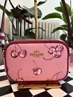 AUTHENTIC COACH Mini Jamie Camera Bag With Cherry Print SUMMER GIFT