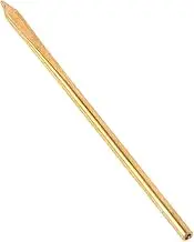 Gadpiparty Brass Leather Needle for Hand Sewing: Heavy Duty Metal Sewing Gadget - Long Jumbo Lacing Needle for Purse Making and Shoe Repair