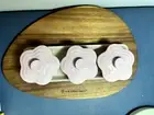 Set of 3 New Box LE CREUSET Petite Ramekin Tray Fleur Collection Chiffon Pink