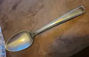Lot of 8 Vintage ONEIDA Stainless THOR "Beaded Edge" 7.25" Table Spoons NEW