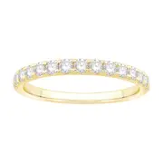 Bevilles Anniversary Ring with 1/2ct of Laboratory Grown Diamonds in 18kt Yellow Gold