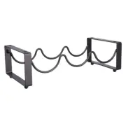 Elegant Metal Wine Rack Metal Wine Storage Holder Stackable Metal Wine Shelf