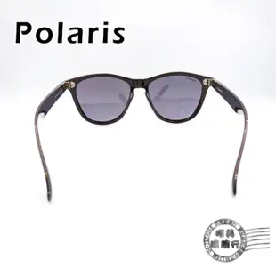 【明美鐘錶眼鏡】POLARIS太陽眼鏡/PS78977B/經典黑框/偏光太陽眼鏡