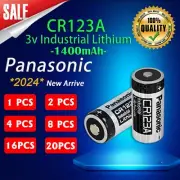 CR123A Panasonic Industrial 3V Lithium Battery DL123A for Arlo Camera *2025 New*