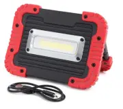 Portable LED Work Light Rectangle 10W COB 750 Lumen. 4400mAh High Low SOS Mode