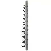 Easy to Use 10Pcs Crowfoot Wrench Set 10mm to 22mm Metric Open End Spanner