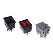 New Double Button Switch Rocker Switch for Warmer Oil Heater with Light On-Off