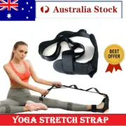 Yoga Flexibility Stretch Band Leg Fascia Stretcher Strap Ballet Gym Trainer KC