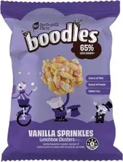 Springhill Farm Boodles Lunchbox Clusters Vanilla Sprinkles 65g