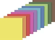 Baier Schneider Leaflet briefly describes & 15 x 15 CM 10 Assorted Colours, Contents: 100 Sheets