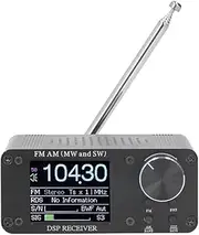 Snblzhef ATS80 Portable Shortwave Radio FM AM Frequency Receiver 5W External Headphones Telescopic Antenna Shortwave Radio