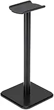 Headphone Stand Creative Headphone Stand Table Headset Holder Classic Earphone Aluminum Support Bar Save Space Headset Holder ( Color : Black , Size : 10*10*23.5cm )