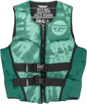 Fly Racing made with Neoprene Womens Floatation Vest (X-Large, Dark Teal/Light T