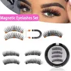 4pcs Magnetic False Eyelashes No Glue Extension Eye Lashes Make up tool