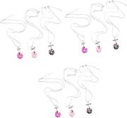 [SHERCHPRY] Sets Friendship Necklace Donut Pendant in Alloy Design for Birthday Christmas Pcs