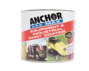 Anchor Max High Gloss Enamel Paint AnchorMax Gloss Black 4L