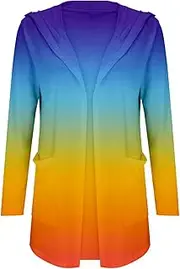 [Yubnlvae] Promo Codes for Today Free Items Cardigans for Women 2024 Trendy Lightweight Long Sleeve Top Open Front Hooded Cardigan Jackets Casual with Pocket Warehouse Open Box Deals Clearance Hot Pink